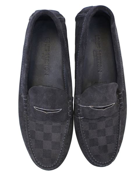 mocassin louis vuitton homme damier|Louis Vuitton dress loafers.